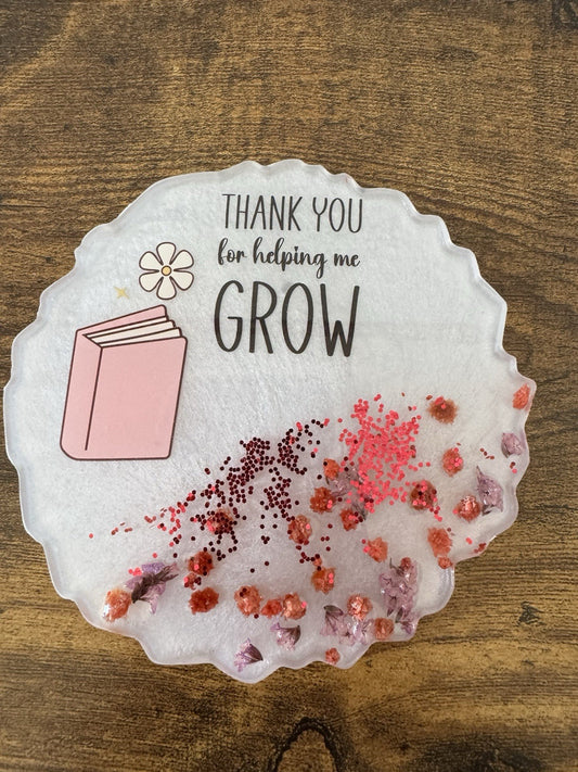 Best Teacher Ever Coaster Teacher Appreciation Day Gift