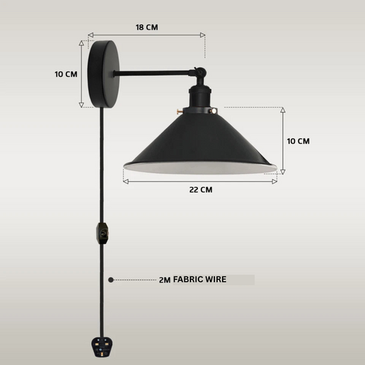 Cord plug in pendant light with Dimmer Switch ~2224-1