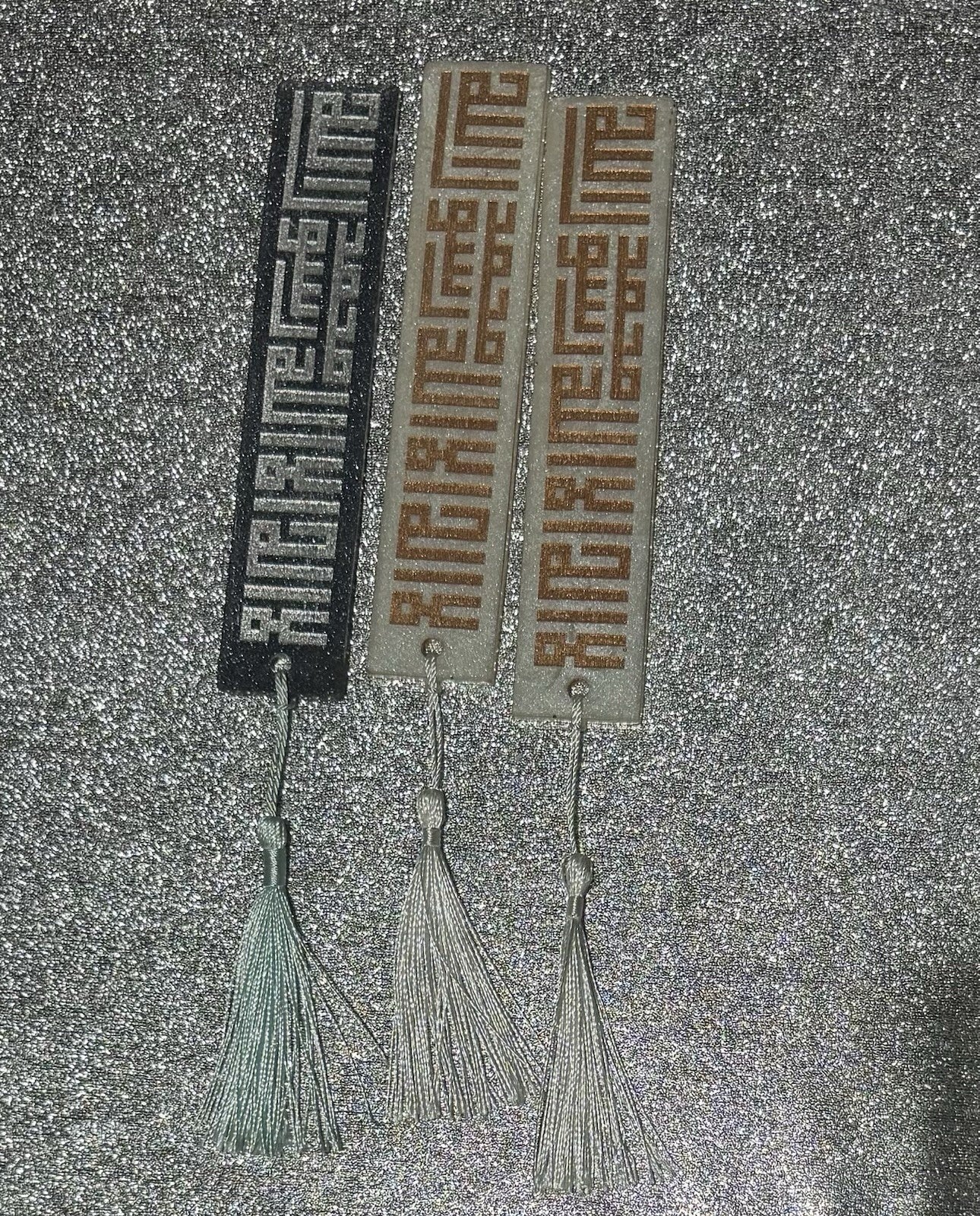 3 Pieces Resin Handmade Bookmarks Islamic Gifts for Kids Child Student