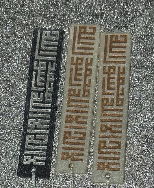 3 Pieces Resin Handmade Bookmarks Islamic Gifts for Kids Child Student